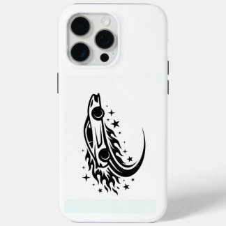 Flaming Racer Silhouette  iPhone 15 Pro Max Case