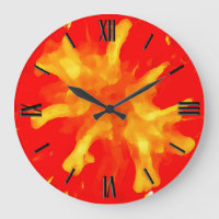 Flaming red pop art tomato