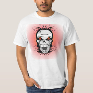 Flaming scull t-shirt