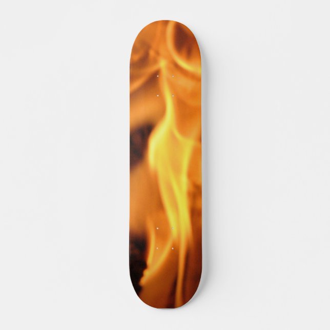 Flaming Skateboard (Front)
