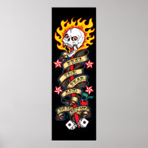 Flaming Skull Feel the Fear