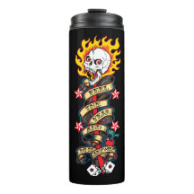 Flaming Skull Feel the Fear