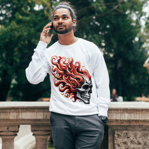 Flaming Skull T-Shirt