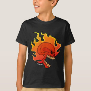 Flaming Skull T-Shirt