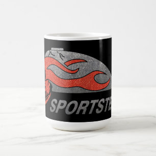 Flaming Skull Tank Coffee Mug