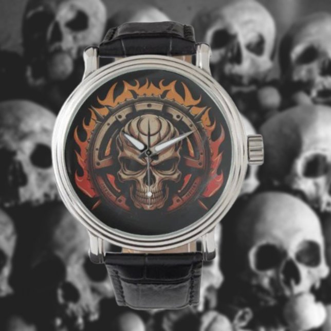 Flaming Skull Watch (Creator Uploaded)