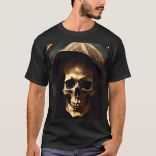 Flaming Skulls: Ignite the Stage - Rock & Roll T-Shirt