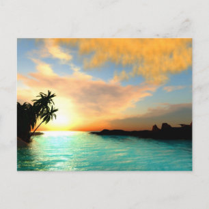 Flaming Sky Postcard