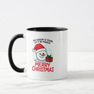 Flaming Snowman Merry Christmas Funny Holiday Gift Mug