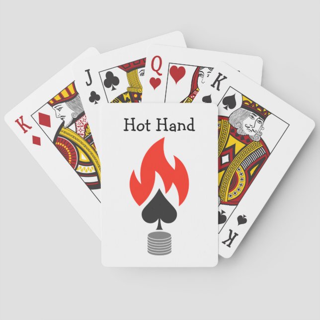 Flaming Spade and Chips Playing Cards (Back)