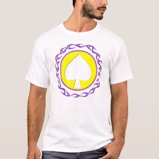 Flaming Spade Poker/Gambler T-shirt