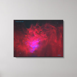 Flaming Star Nebula IC405 Canvas Print