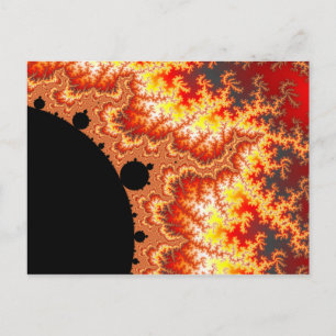 Flaming Sun - Fractal Postcard