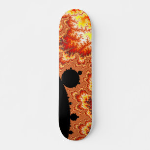Flaming Sun - Fractal Skateboard