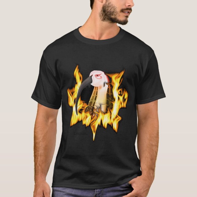 Flaming Thoth T-Shirt (Front)