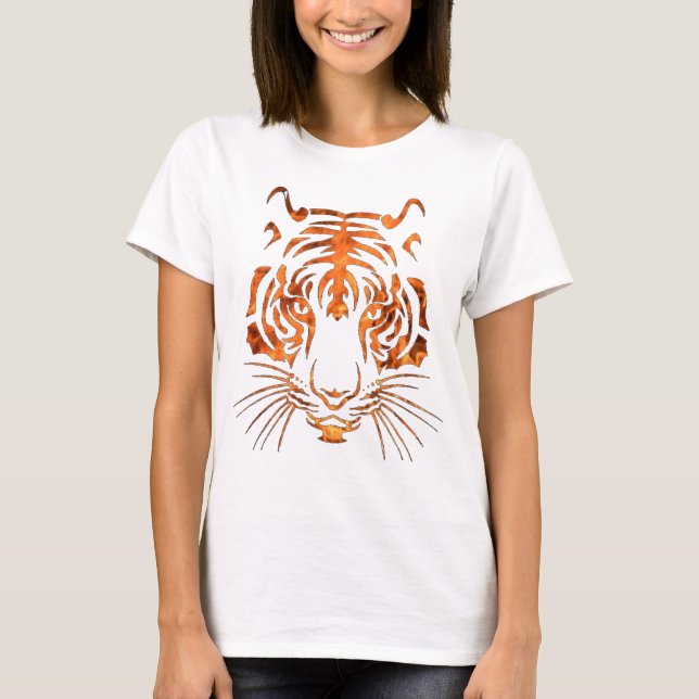 Flaming tiger T-Shirt (Front)