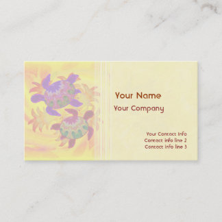 Flaming Turtles Business Card Template