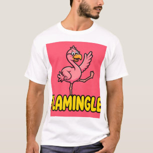 Flamingle Funny Flamingo Pink Bird Lover T-Shirt