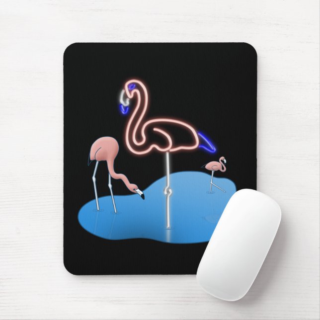 Flaminglow -  mouse mat (With Mouse)