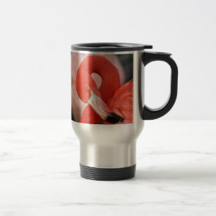 Flamingo 001 travel mug