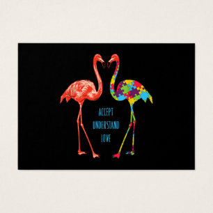 Flamingo Accept Understand Love Autism Flamingo