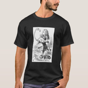 Flamingo Alice In Wonderland Vintage Original Grap T-Shirt