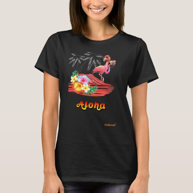 FLAMINGO ALOHA T-Shirt (Front)