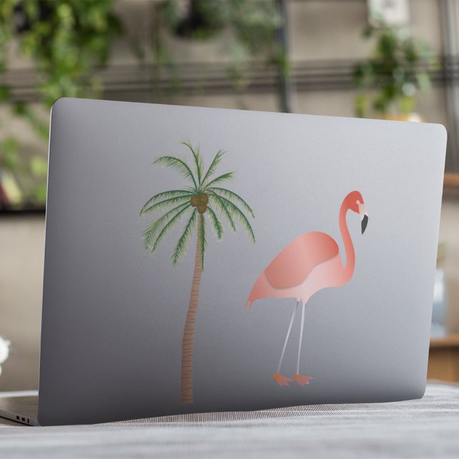 Flamingo And Palm Tree (Creator Uploaded)