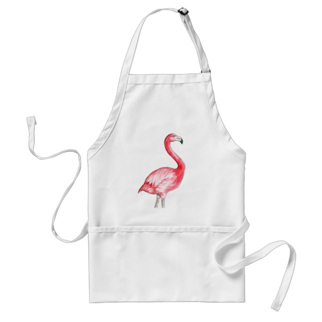 Flamingo Art Standard Apron (Front)