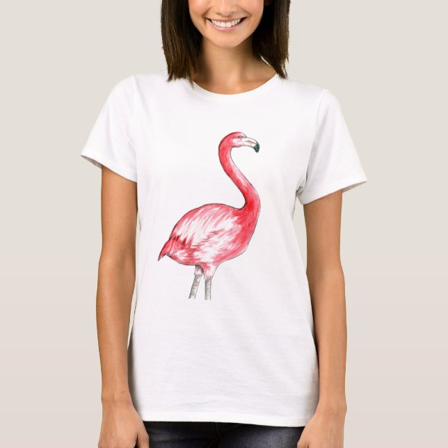 Flamingo Art T-Shirt (Front)