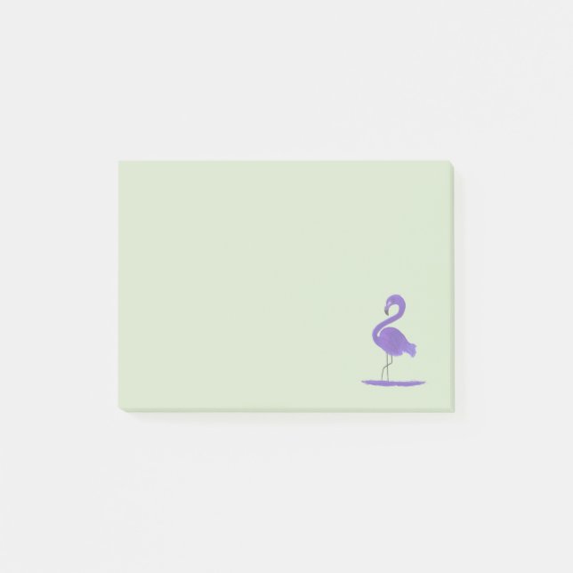 Flamingo Artwork Post-it Notes (Front)