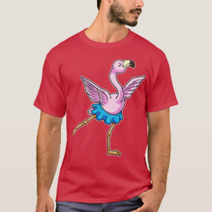 Flamingo as Ballerina at Ballet T-Shirt