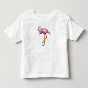 Flamingo as Bride with Veil Toddler T-Shirt