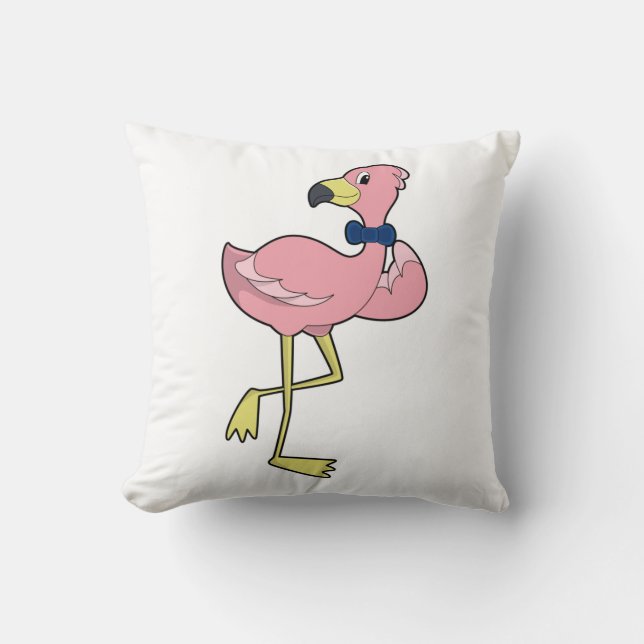 Flamingo as Gentleman with Tie Cushion (Front)