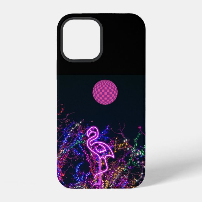 Flamingo at the dance party. Case-Mate iPhone case (Back)
