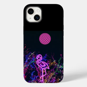 Flamingo at the dance party. Case-Mate iPhone case
