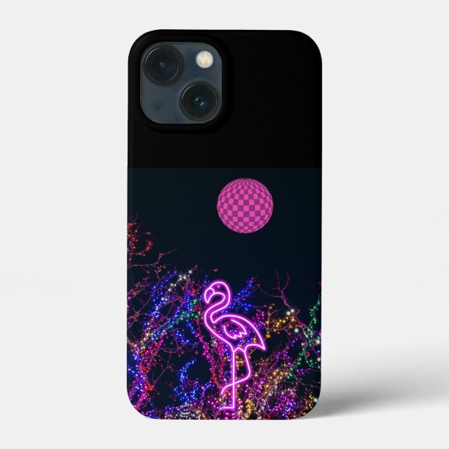 Flamingo at the dance party. Case-Mate iPhone case (Back)