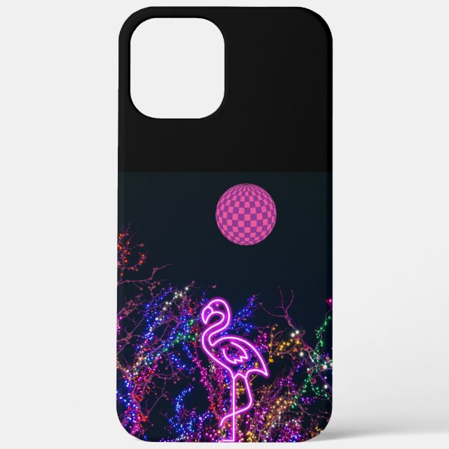 Flamingo at the dance party. Case-Mate iPhone case (Back)