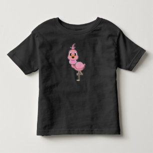 Flamingo Baby Pacifier Toddler T-Shirt