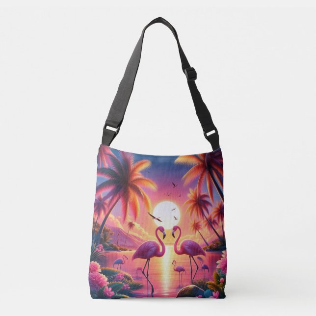 Flamingo bag! crossbody bag (Front)