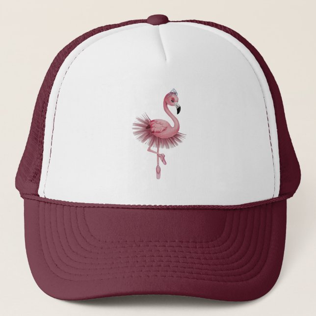 Flamingo Ballet Dancer Hat (Front)