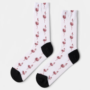 Flamingo Ballet Dancer Socks