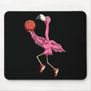 Flamingo Basketball Flamingo Playing Basketball Fl Mouse Mat