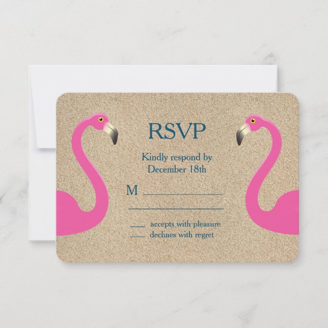 Flamingo Beach RSVP (Front)