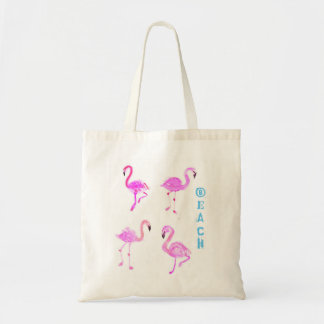 Flamingo Beach Tote Bag