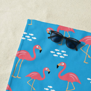 Flamingo Beach Towel