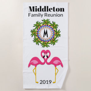 Flamingo Beach Towel