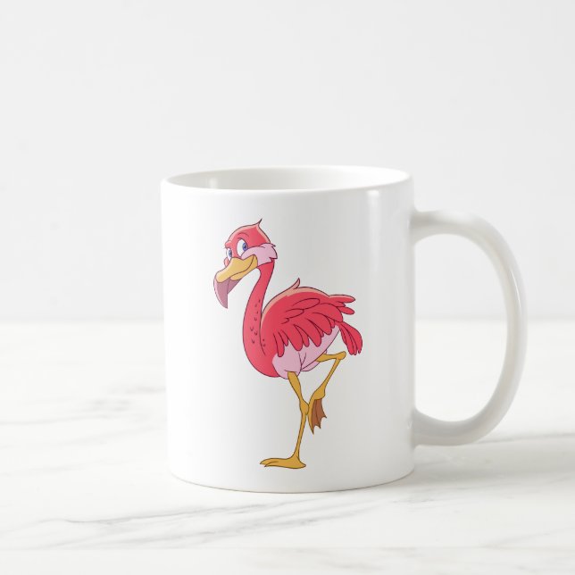 Flamingo bird coffee mug (Right)