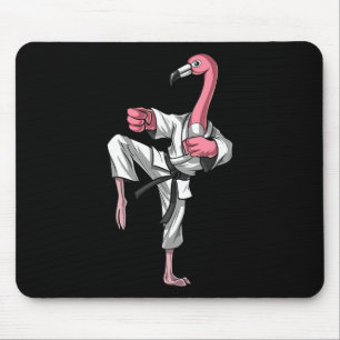 Flamingo Bird Karate Kickboxing Kung Fu Ninja Mart Mouse Mat