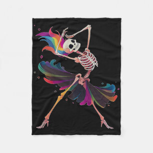 Flamingo Bird Karate Ninja Kickboxing Taekwondo Ma Fleece Blanket